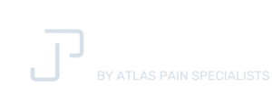 white Atlas Ketamine logo on a transparent background